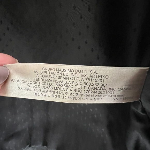 Leather Jacket XS - Massimo Dutti - Picture 10 of 11